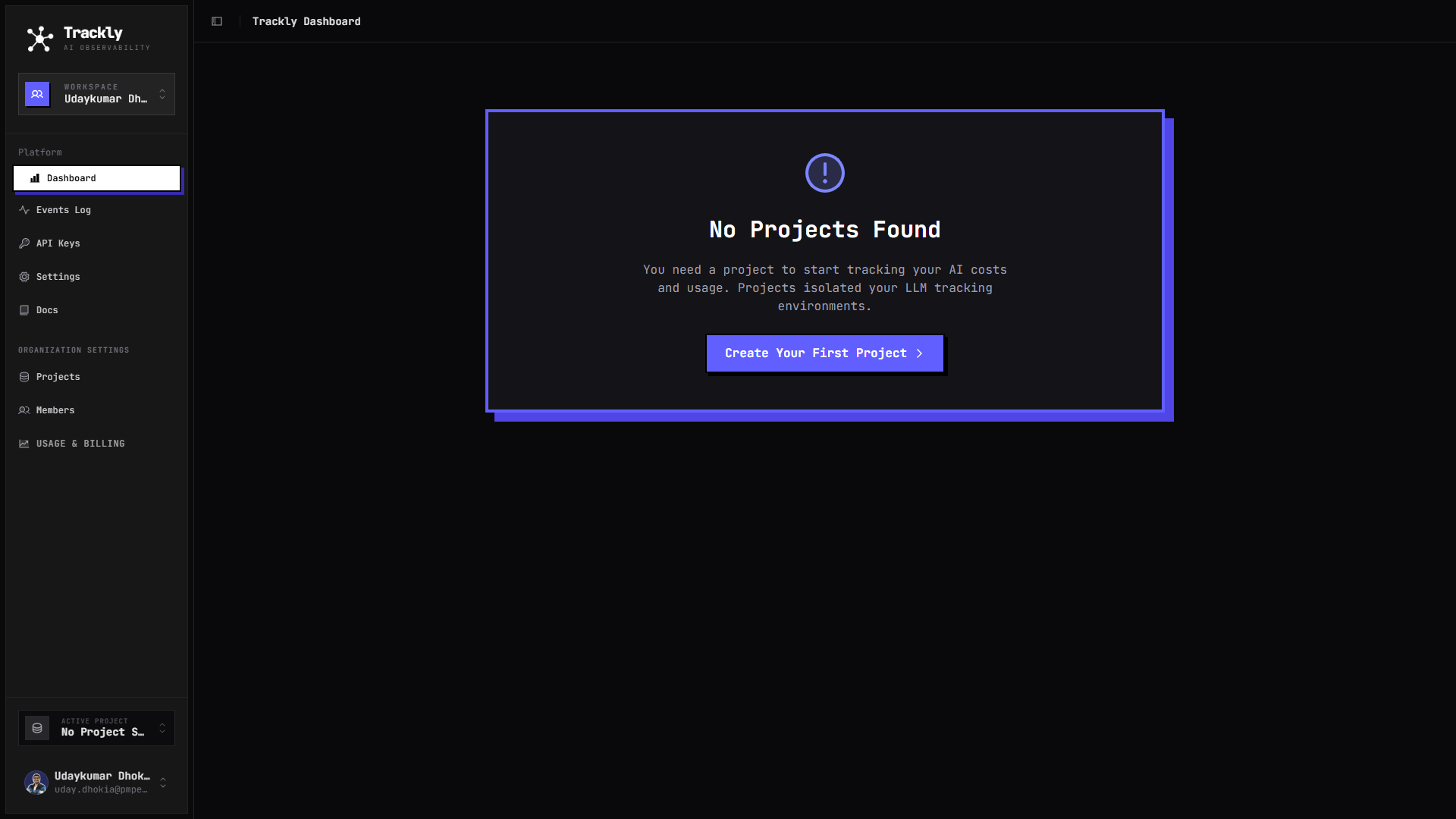 Step 1: Sign in & view your Dashboard